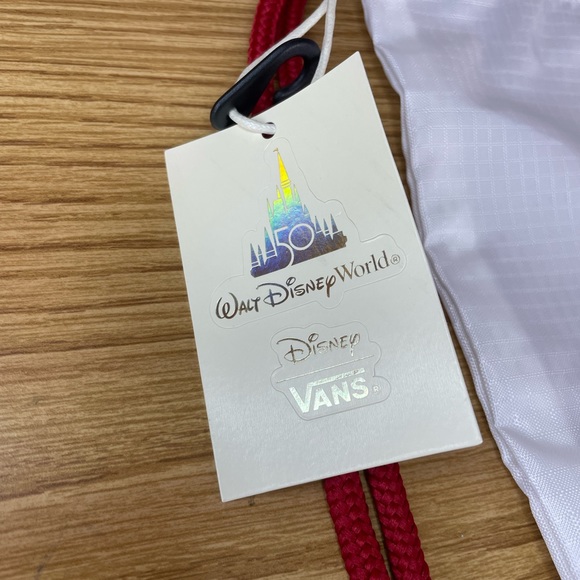 Vans Disney Parks Walt Disney World 50th Florida Drawstring Backpack NEW WDW - Picture 2 of 12